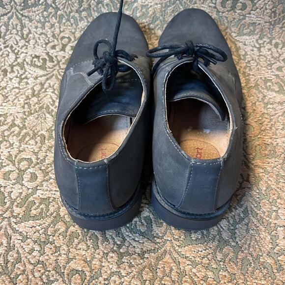 Dexter Comfort Grey Suede Leather Plain Toe Oxford Shoe Mens 7.5 - Picture 4 of 8